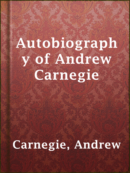 תמונה של  Autobiography of Andrew Carnegie